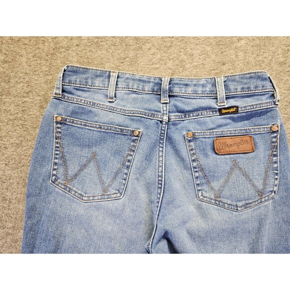 Wrangler Retro Jeans Womens Size 28x32 High Rise Trouser Boot Medium Wash - Picture 4 of 12